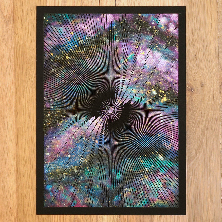 Cosmic Slide Space Painting - Limited Edition of 1