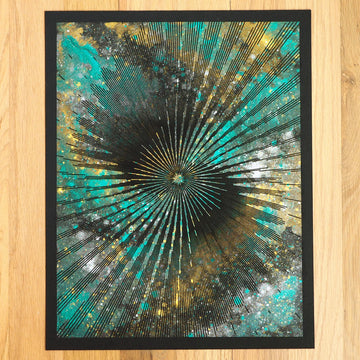 Cosmic Spin Space Painting - Limited Edition of 1