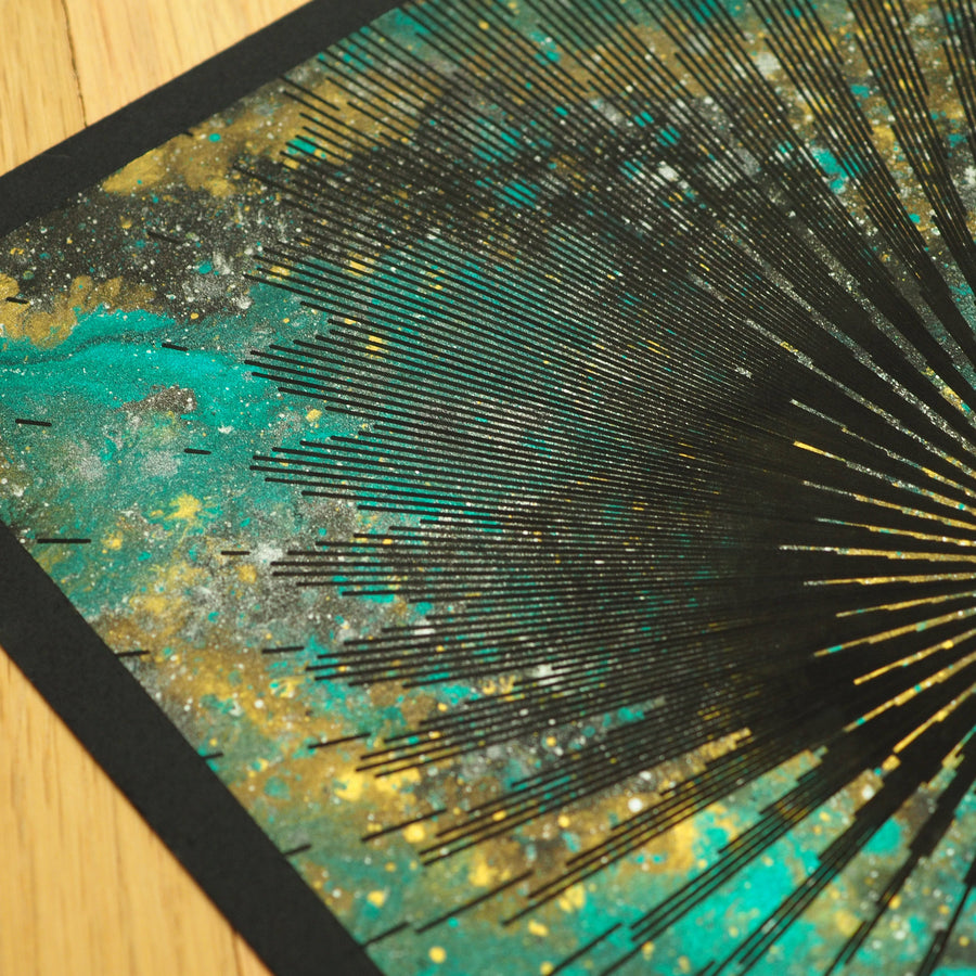 Cosmic Spin Space Painting - Limited Edition of 1