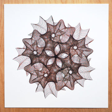 Fall Leaf Wreath Pen Plot