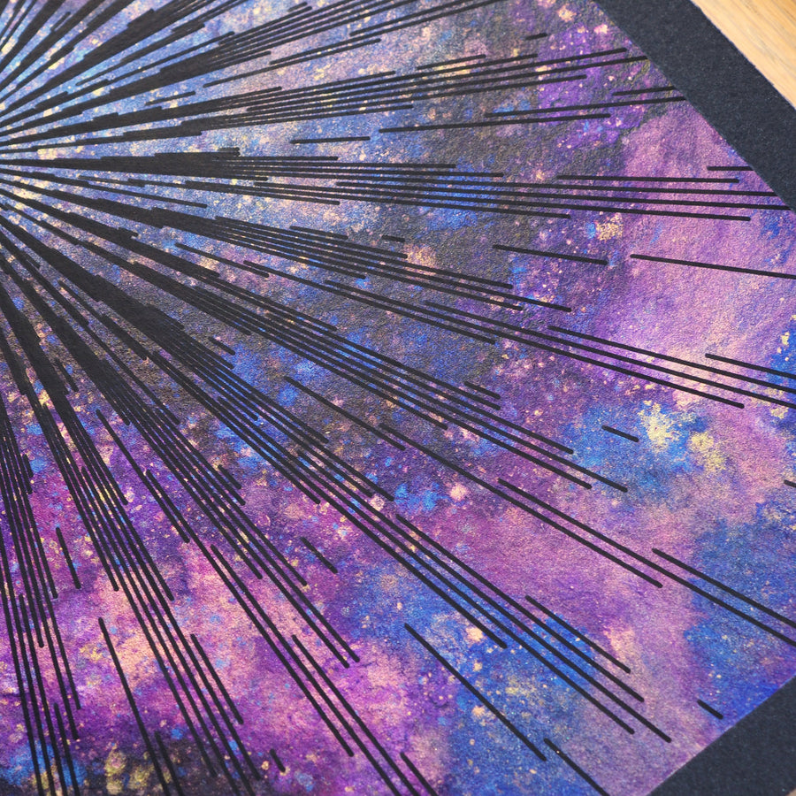 Phantom Galaxy Plotter Art - Limited Edition of 1