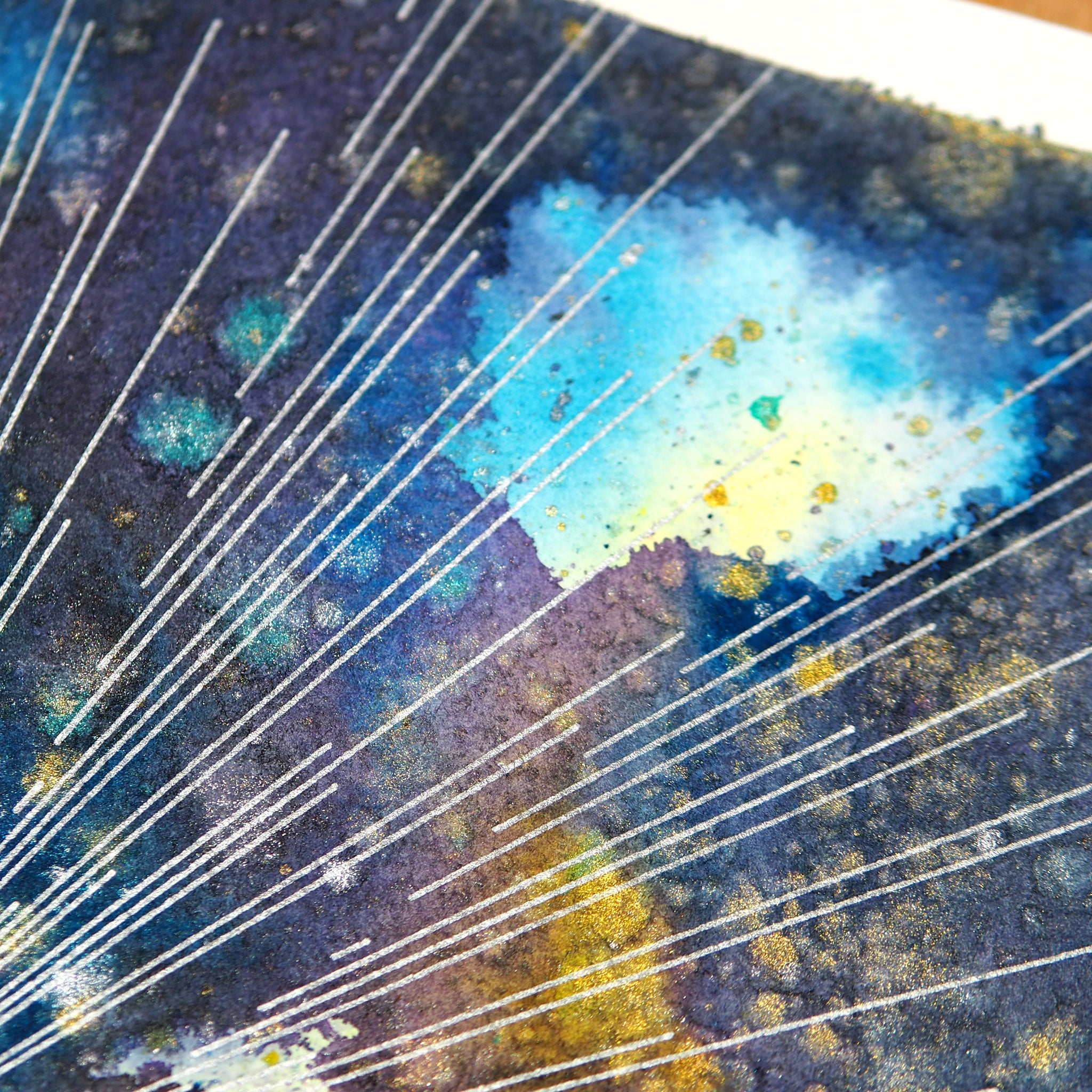 Cosmic Rays Plotter Art - Limited Edition of 1 – Dirt Alley Design
