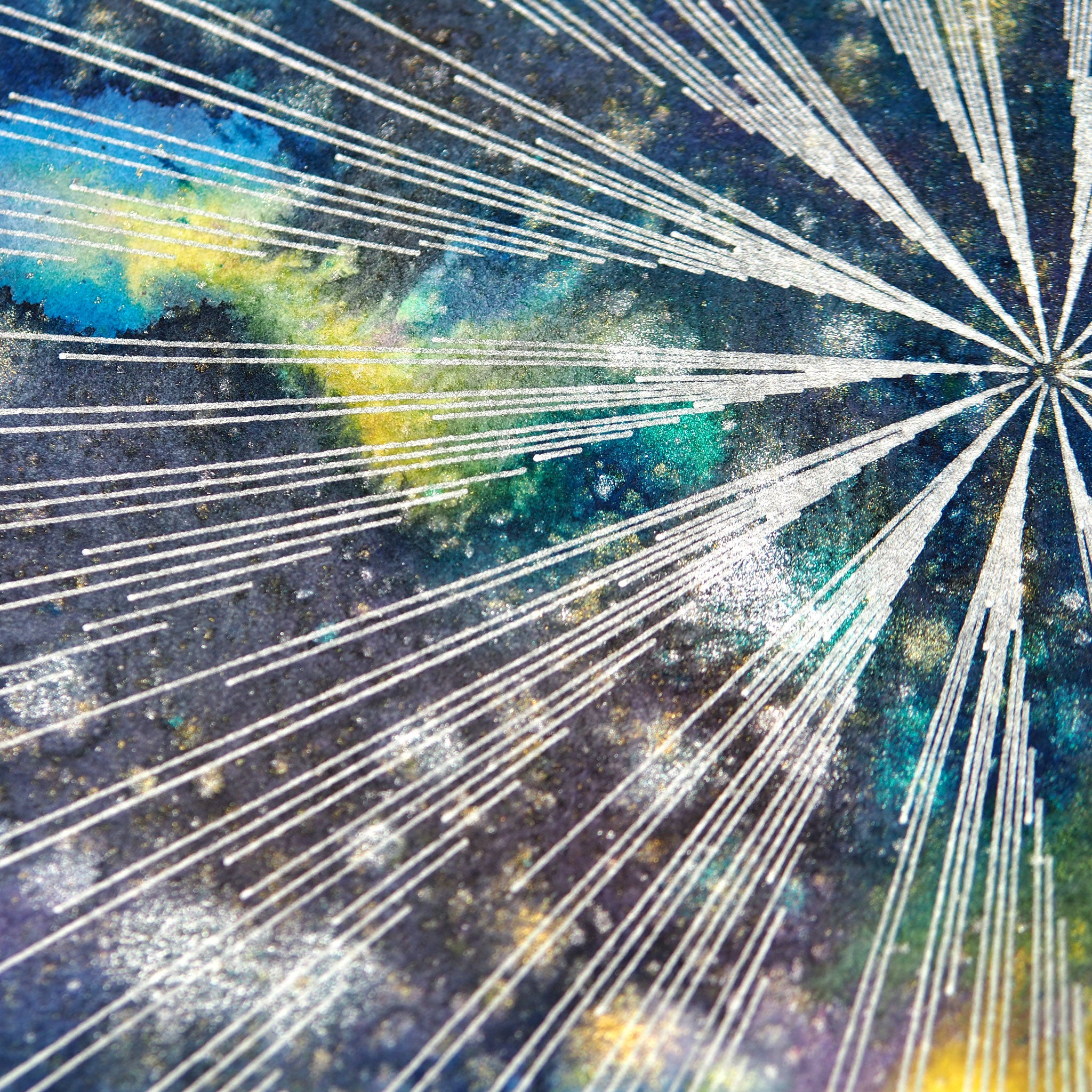Cosmic Rays Plotter Art - Limited Edition of 1 – Dirt Alley Design
