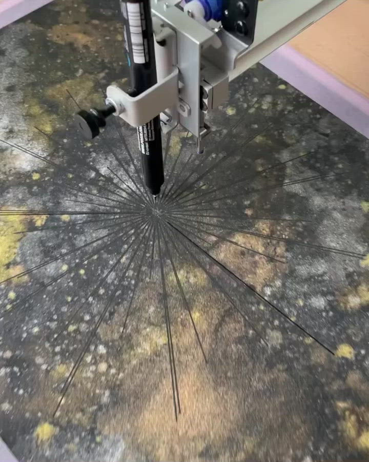 Electric Space Plotter Art - Limited Edition of 1