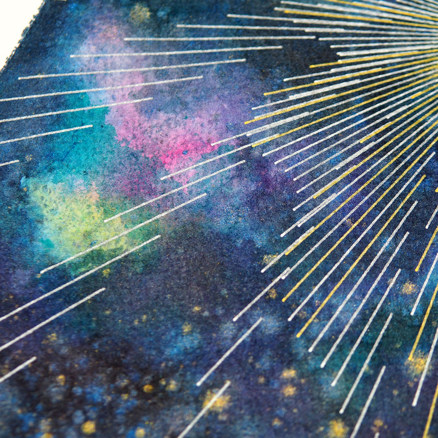 Space Vortex Plotter Art - Limited Edition of 1