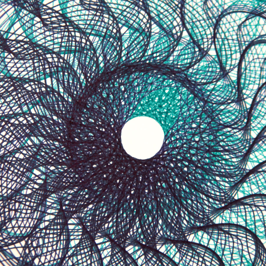 Teal Sunflower Print - Limited Edition of 2